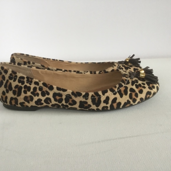 Sperry Top-sider leopard print flats with tassels 10 - Picture 3 of 8